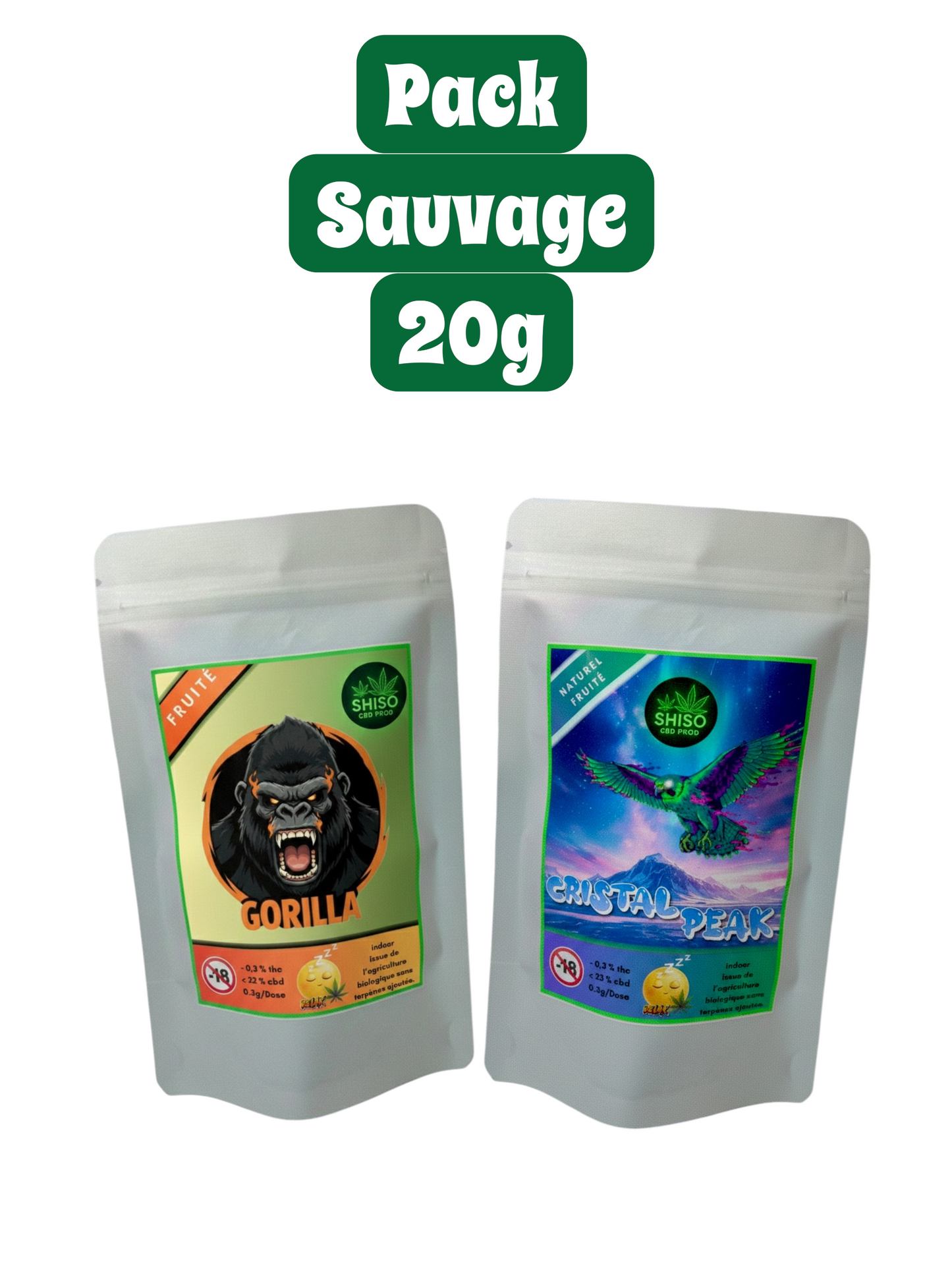 Pack Sauvage 20g