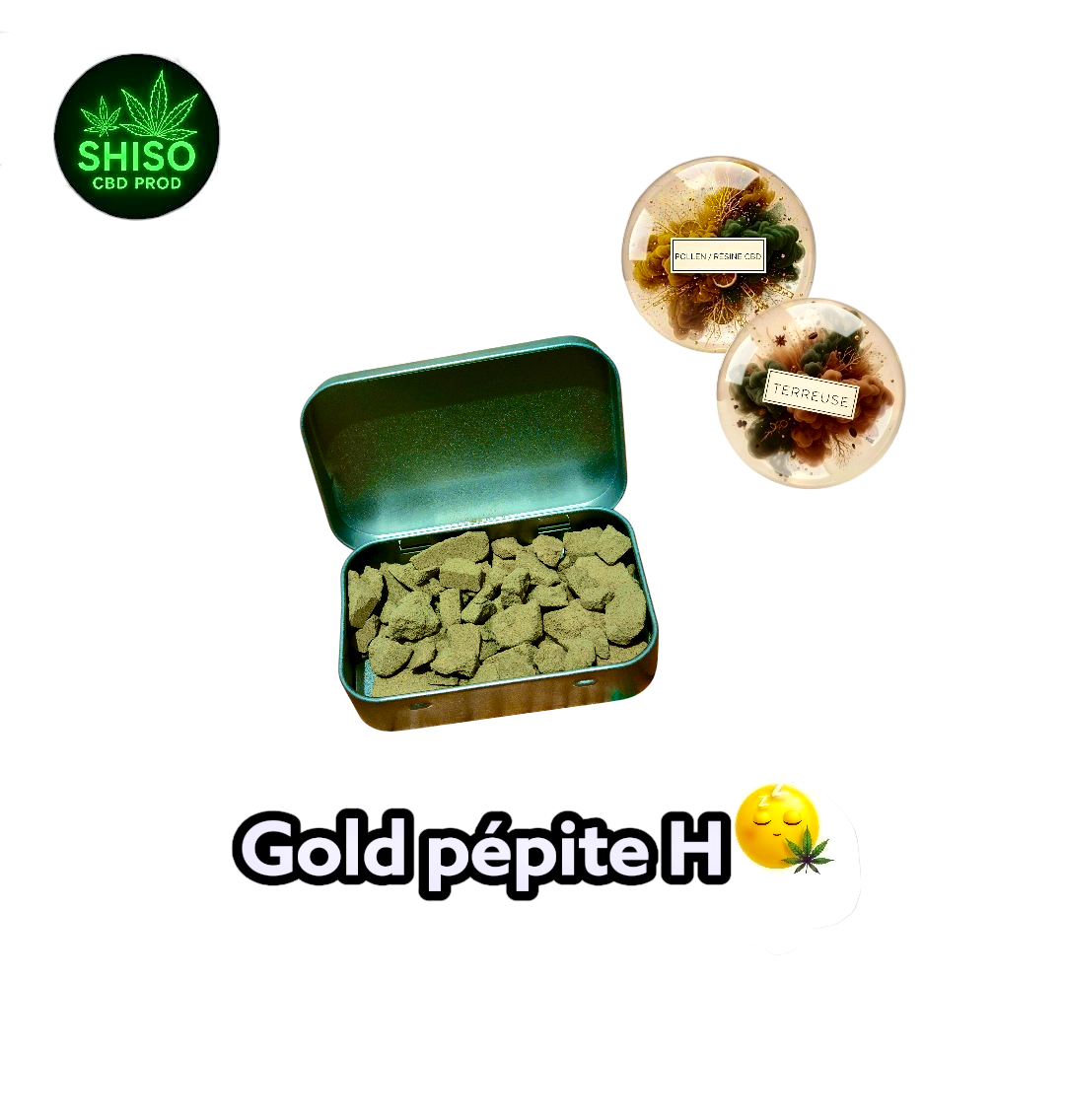 Gold pépite H CBD